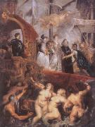 Peter Paul Rubens The Landing of Marie de-Medici at Marseille painting